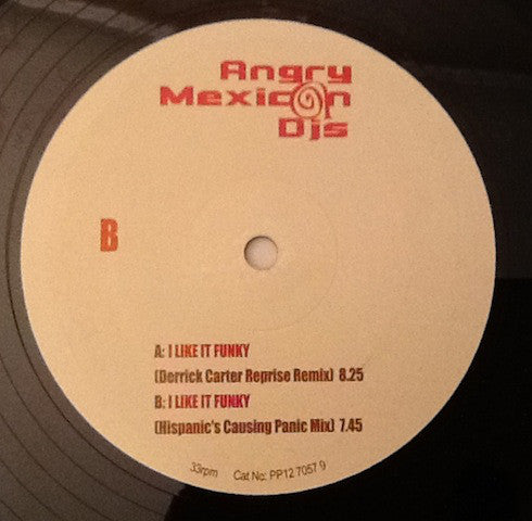 Angry Mexican DJs : I Like It Funky (2x12", Promo)