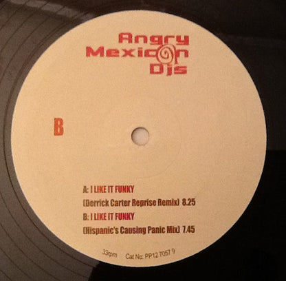 Angry Mexican DJs : I Like It Funky (2x12", Promo)