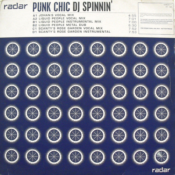 Punk Chic : DJ Spinnin' (2x12", Promo)