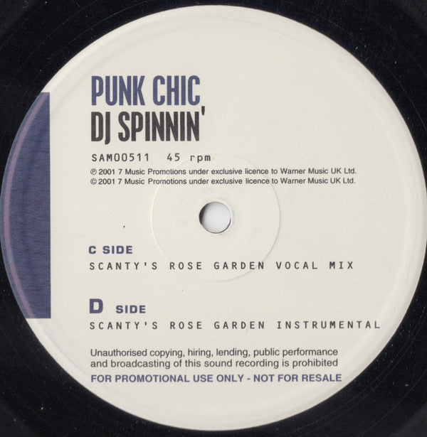 Punk Chic : DJ Spinnin' (2x12", Promo)