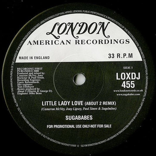 Sugababes : Little Lady Love (12", Promo)