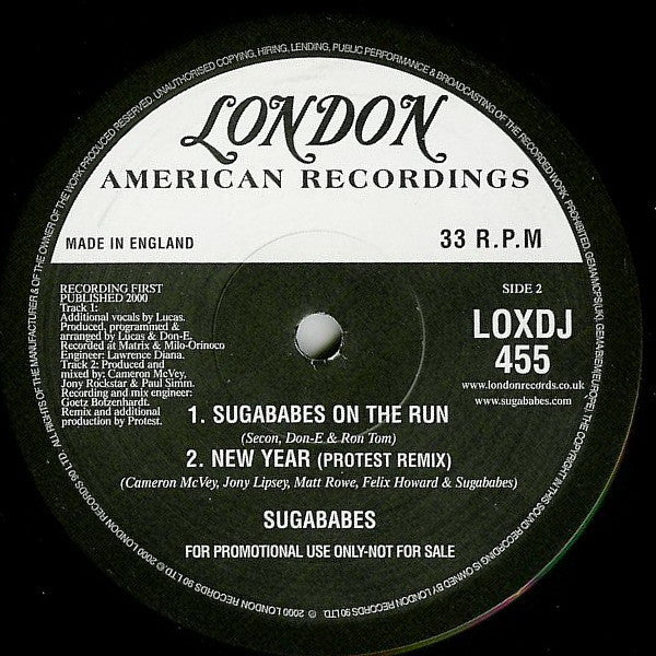 Sugababes : Little Lady Love (12", Promo)