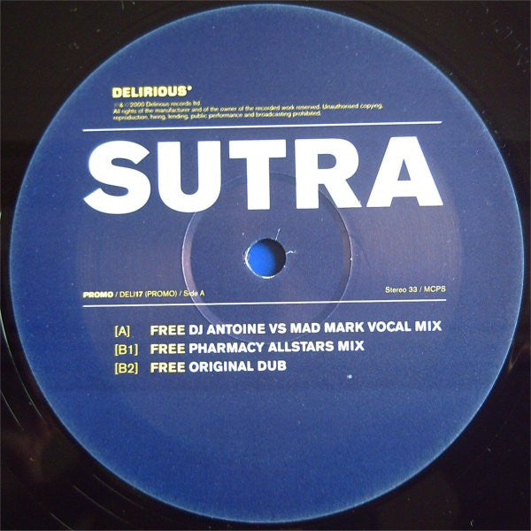 Sutra (2) : Free (2x12", Promo)