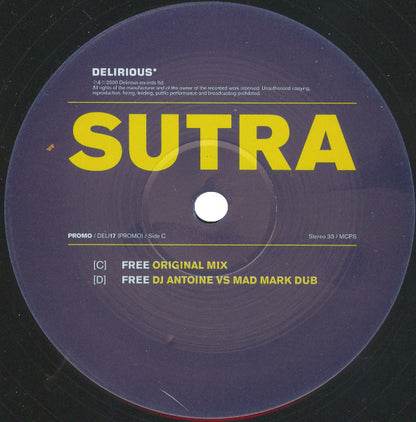 Sutra (2) : Free (2x12", Promo)