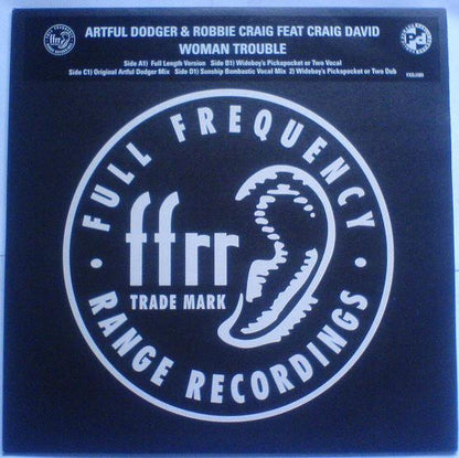 Artful Dodger & Robbie Craig Feat Craig David : Woman Trouble (2x12", Promo)