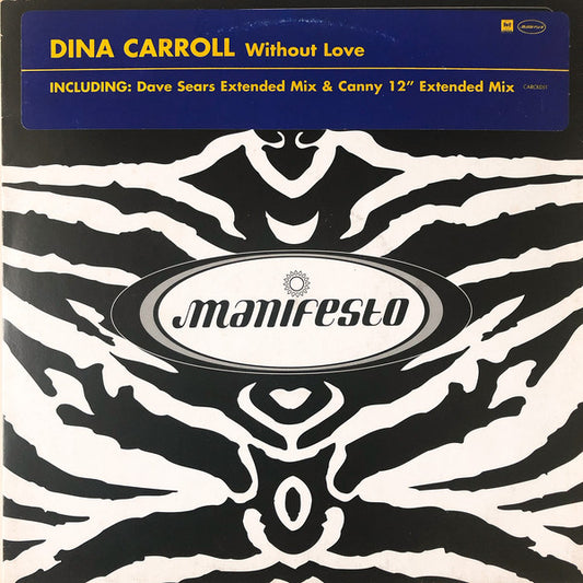 Dina Carroll : Without Love (12", Promo)