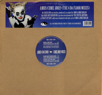 Amos : Come Away (The 4 Da Floor Mixes) (12")