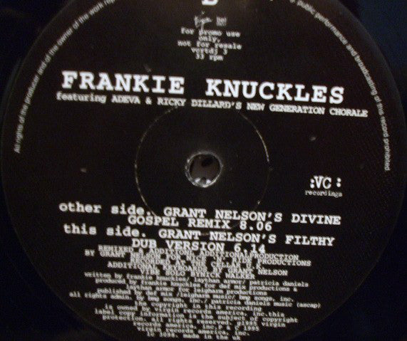 Frankie Knuckles Featuring Adeva & Ricky Dillard's New Generation Chorale : Walkin' (12", Promo)