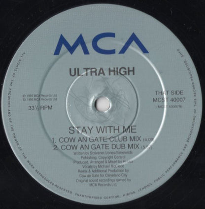 Ultra High : Stay With Me (12", Single)