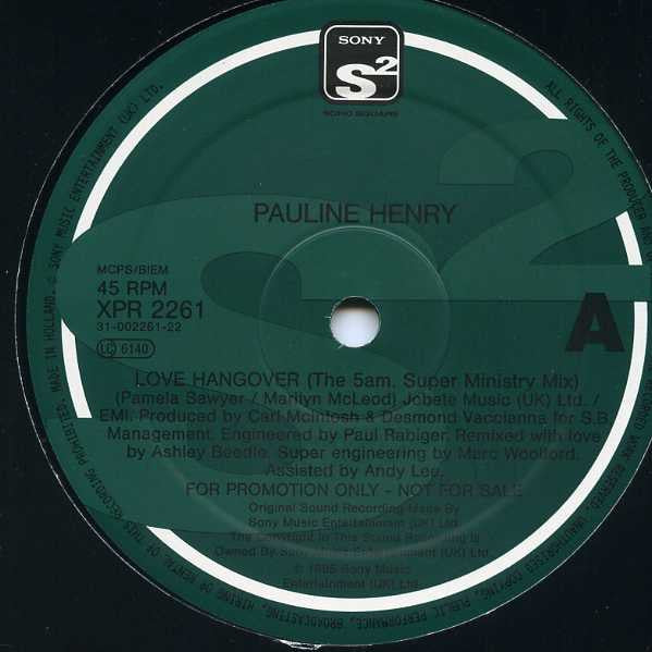 Pauline Henry : Love Hangover (12", Promo)