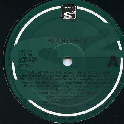 Pauline Henry : Love Hangover (12", Promo)