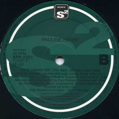 Pauline Henry : Love Hangover (12", Promo)