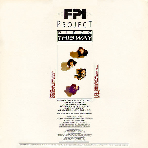 FPI Project : Disco This Way (12")