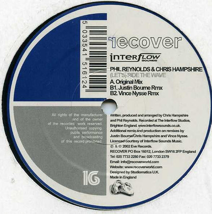 Phil Reynolds & Chris Hampshire : (Let's) Ride The Wave (12")