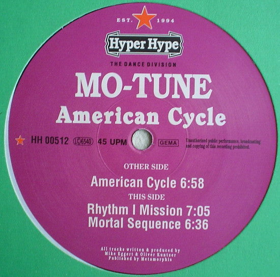 Mo-Tune : American Cycle (12")