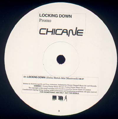 Chicane : Locking Down (2x12", Promo)