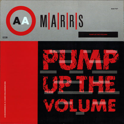 M|A|R|R|S : Pump Up The Volume (12", Single, Col)