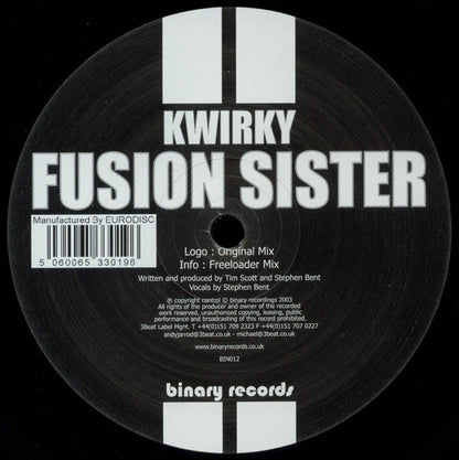 Kwirky : Fusion Sister (12")