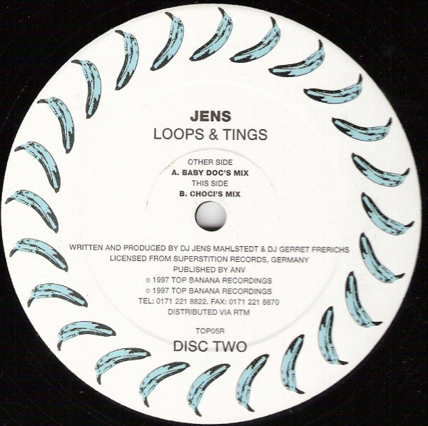 Jens : Loops & Tings (Disc Two) (12", Dis)