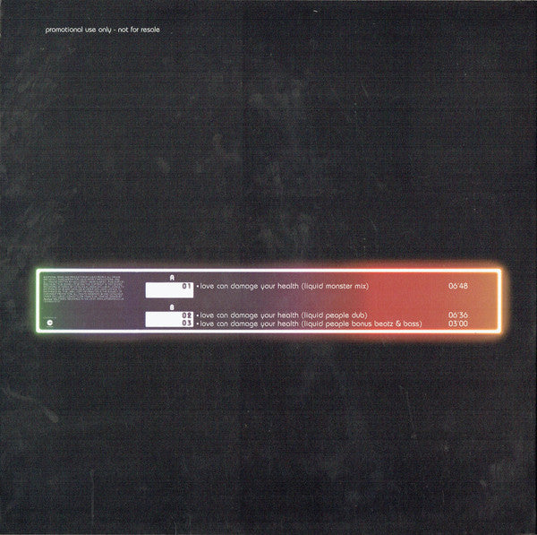 Télépopmusik : Love Can Damage Your Health (12", Promo)