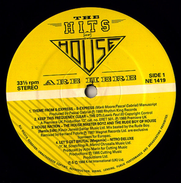Various : The Hits Of House Are Here (2xLP, Comp)