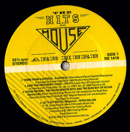Various : The Hits Of House Are Here (2xLP, Comp)