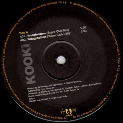 Kooki : Imagination (12", Promo)