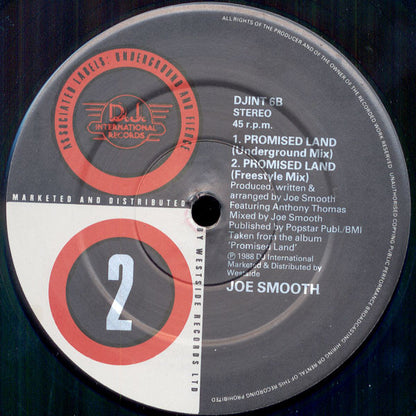 Joe Smooth : Promised Land (12", Single)