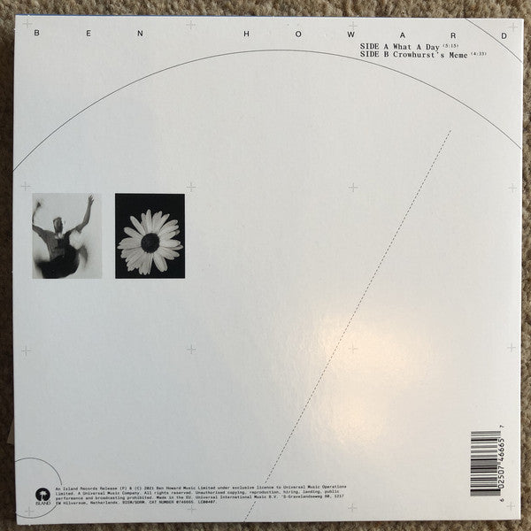 Ben Howard (2) : What A Day (7", Single, Ltd)