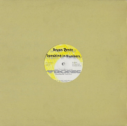Bryan Zentz : Speaking In Numbers EP (12", EP)