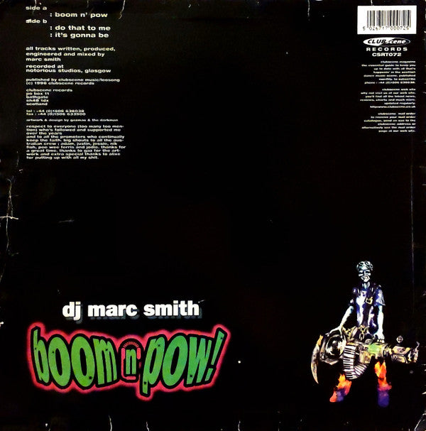 DJ Marc Smith* : Boom N Pow! (12")