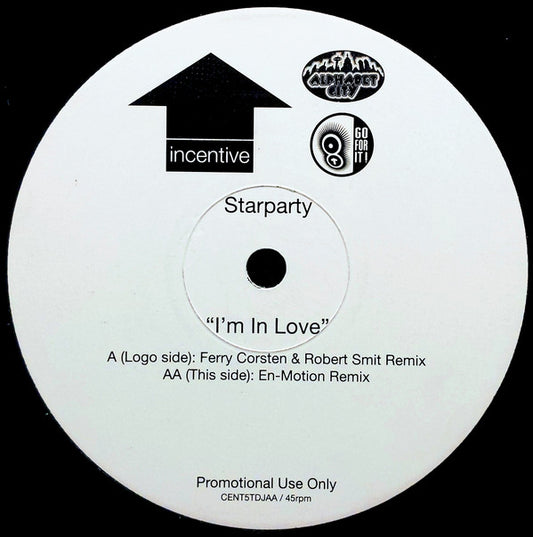 Starparty : I'm In Love (12", Promo)