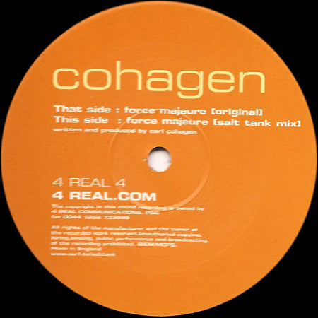 Cohagen : Force Majeure (12")