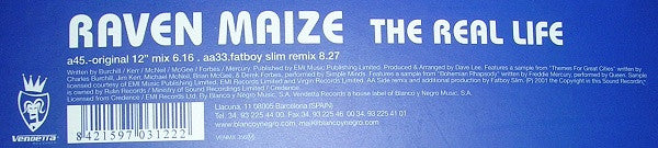 Raven Maize : The Real Life (12")