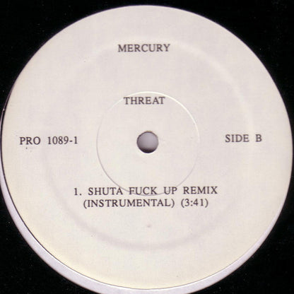 Threat : Shut Your Punk Ass Up! (12", Promo)