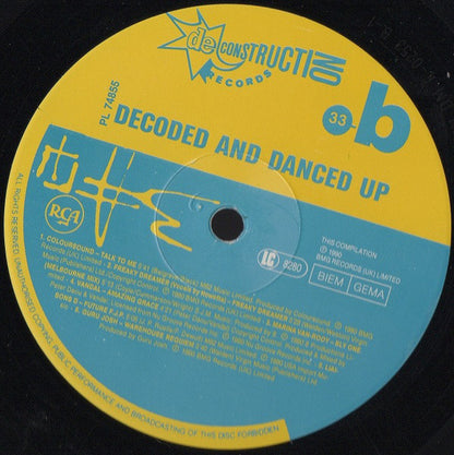 Various : Decoded And Danced Up Rhythms Of De-construction (LP, Comp)