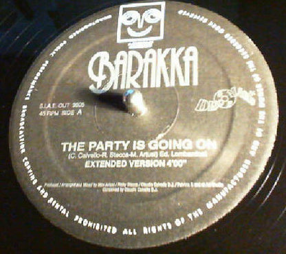 Barakka : The Party Is Going On (12", Pic)