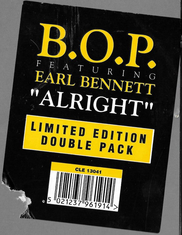 B.O.P. Featuring Earl Bennett : Alright (2x12", Ltd, Gat)
