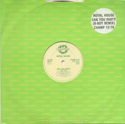 Royal House : Can You Party (12", Single, Com)