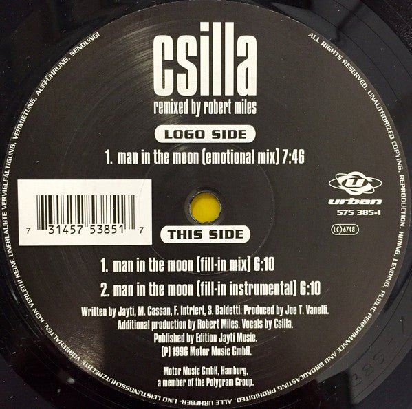 Csilla : Man In The Moon (12")