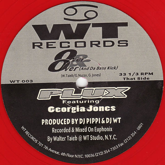 Plux Featuring Georgia Jones : Over & Over / Fantasy (12", Red)