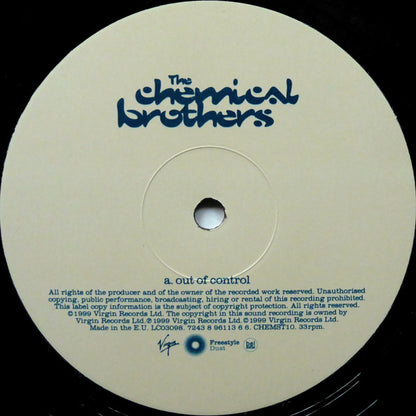The Chemical Brothers : Out Of Control (12", Single)
