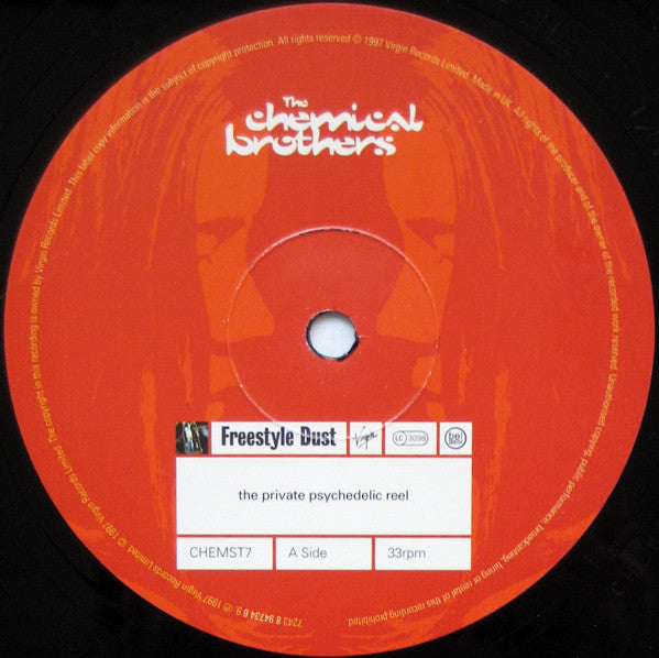 The Chemical Brothers : The Private Psychedelic Reel (12", EP, Ltd, Num)