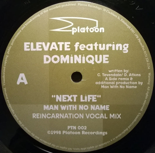 Elevate Featuring Dominique Atkins : Next Life (12")