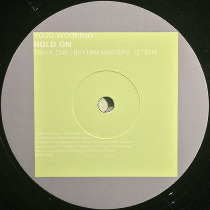 YoJo Working : Hold On (Remixes) (12")