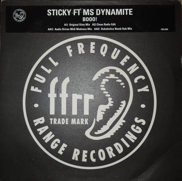Sticky Ft Ms Dynamite* : Booo! (12", Promo)