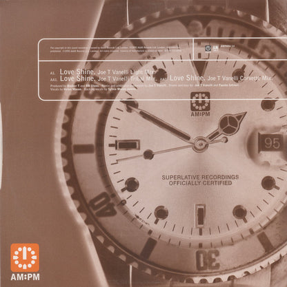 Rhythm Source : Love Shine (Joe T Vanelli Mixes) (12", Promo)