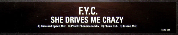Fine Young Cannibals : She Drives Me Crazy (2x12", Promo)