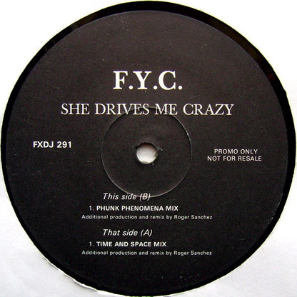 Fine Young Cannibals : She Drives Me Crazy (2x12", Promo)