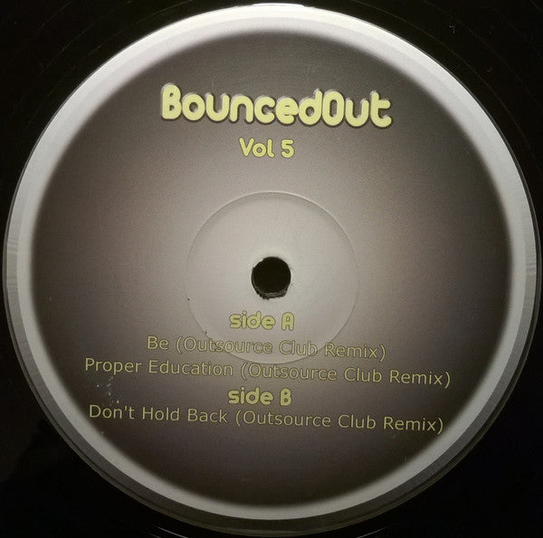 BouncedOut : BouncedOut Vol 5 (12")
